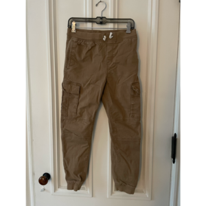 H&M boys tan cargo joggers 16